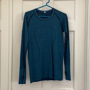 Lululemon long sleeve swiftly Bl/teal 8